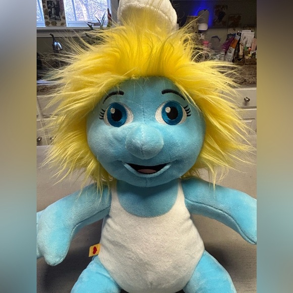 Smurfs Smurfette BUILD A BEAR‎ 2013 18 Inches Tall Collectible Or Play Toy - Picture 2 of 11